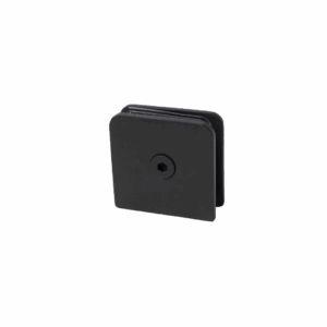 Clip Muro  O Conector Muro Cuadrado Color Negro Mate