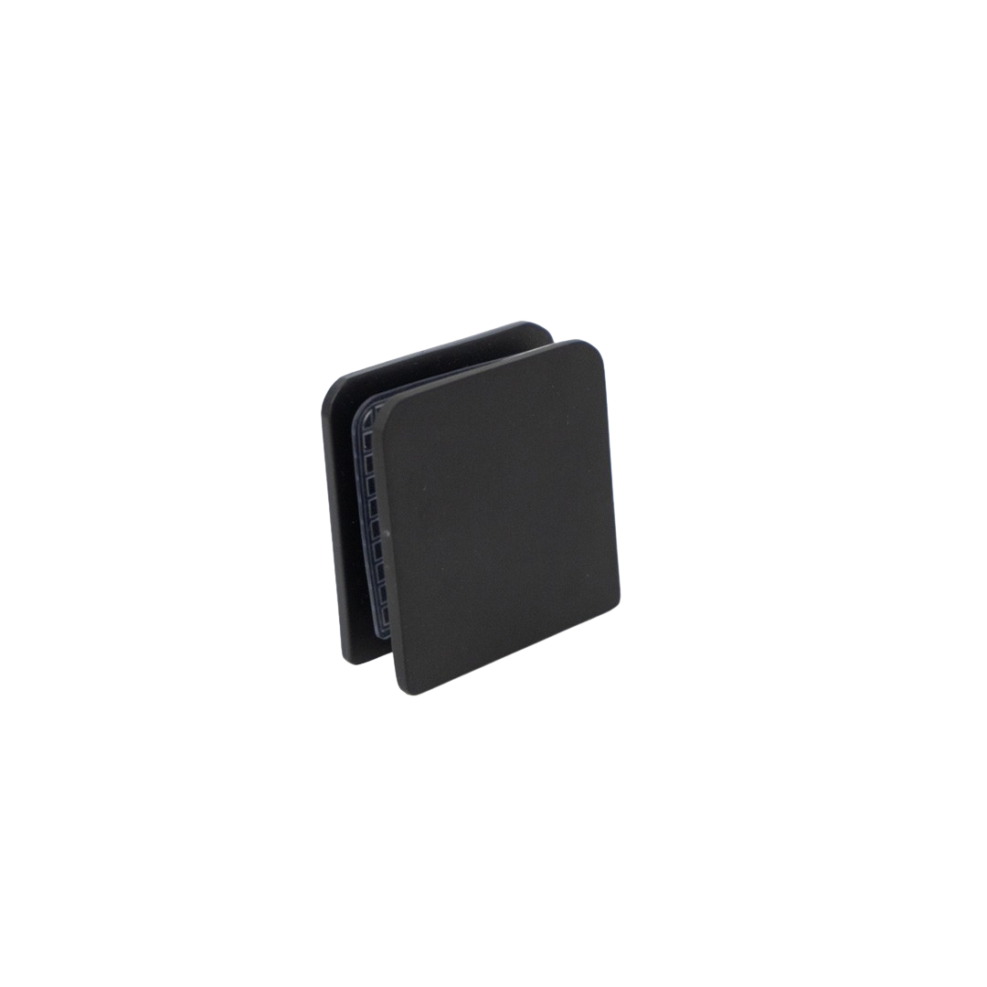 Clip Muro O Conector Muro Cuadrado Color Negro Mate - Image 3