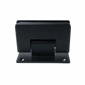 Bisagra Muro Cristal Para Cancel Acero Inox Color Negro Mate