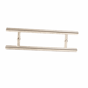 Jaladera H Satinada De 120 Cm Con Centros 80cm